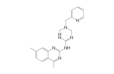 2-quinazolinamine, 4,7-dimethyl-N-[1,4,5,6-tetrahydro-5-(2-pyridinylmethyl)-1,3,5-triazin-2-yl]-