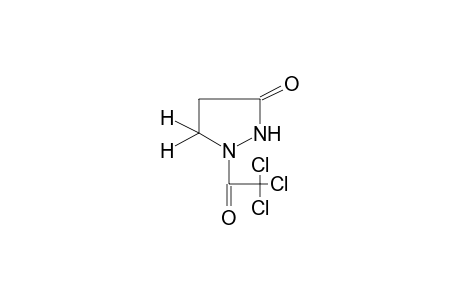 1-(trichloroacetyl)-3-pyrazolidinone