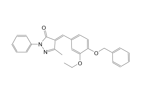 (4E)-4-[4-(benzyloxy)-3-ethoxybenzylidene]-5-methyl-2-phenyl-2,4-dihydro-3H-pyrazol-3-one