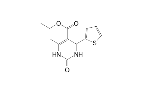 6-methyl-2-oxo-1,2,3,4-tetrahydro-4-(2-thienyl)-5-pyrimidinecarboxylic acid, ethyl ester