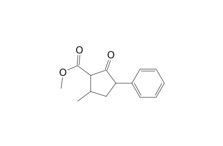 2-keto-5-methyl-3-phenyl-cyclopentanecarboxylic acid methyl ester