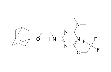 N-[2-(Adamantan-1-yloxy)-ethyl]-N',N'-dimethyl-6-(2,2,2-trifluoro-ethoxy)-[1,3,5]triazine-2,4-diamine