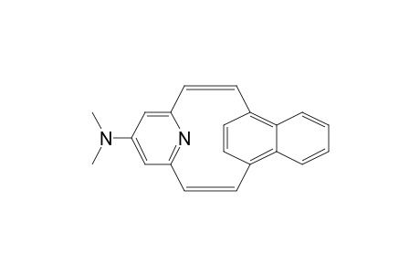 [2](1,4)Naphthaleno[2](2,6)pyridinophane-1,11-diene, 17-(dimethylamino)-