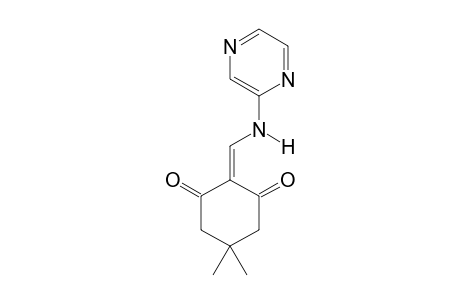 5,5-dimethyl-2-{[(2-pyrazinyl)amino]methylene}-1,3-cyclohexanedione
