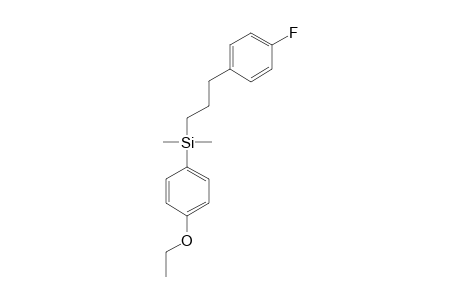 4-Ethoxyphenyl-3-(4-fluorophenyl)-propyl-dimethylsilan