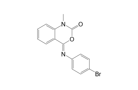 (Z)-1-METHYL-4-(4-BROMOPHENYLIMINO)-1,4-DIHYDRO-2H-3,1-BENZOXAZIN-2-ONE