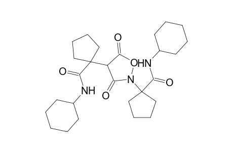 N1-Cyclohexyl-1-[4-{1-[(cyclohexylamino)carbonyl]cyclopentyl}-3,5-dioxodihydro-2(3H)-isoxazolyl]-1-cyclopentanecarboxamide