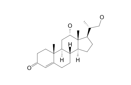 (20)S-Hydroxymethyl-12-alpha-hydroxypregn-4-en-3-one