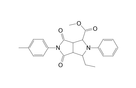 anti-endo-4-methoxycarbonyl-1,3,3a,4,6,6a-hexahydro-6-ethyl-2-(4-methylphenyl)-5-phenyl-2H,5H-pyrrolo[3,4-c]pyrrol-1,3-dione