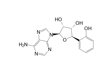 3,4-Furandiol, 2-(6-amino-9H-purin-9-yl)tetrahydro-5-(2-hydroxyphenyl)-, [2R-(2.alpha.,3.beta.,4.beta.,5.alpha.)]-