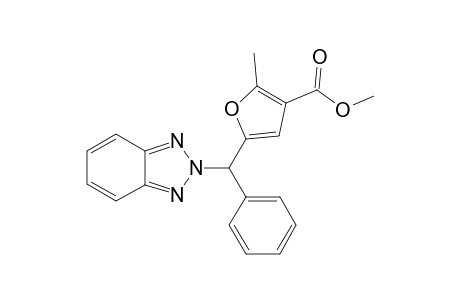 methyl 5-((2H-benzo[d][1,2,3]triazol-2-yl)(phenyl)methyl)-2-methylfuran-3-carboxylate