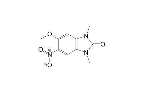 2H-benzimidazol-2-one, 1,3-dihydro-5-methoxy-1,3-dimethyl-6-nitro-