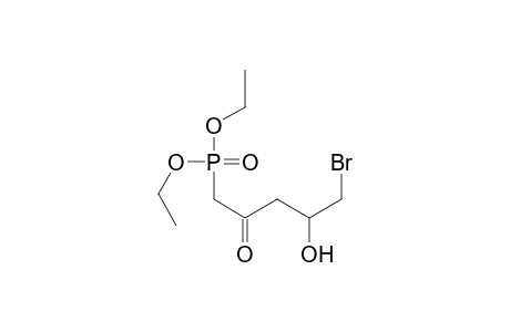 5-Bromo-1-diethoxyphosphoryl-4-hydroxypentan-2-one