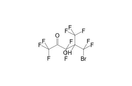 1-BROMO-2-TRIFLUOROMETHYL-2-HYDROXY-1,1,3,3,5,5,5-HEPTAFLUOROPENTAN-4-ONE