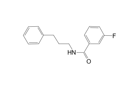 3-fluoro-N-(3-phenylpropyl)benzamide