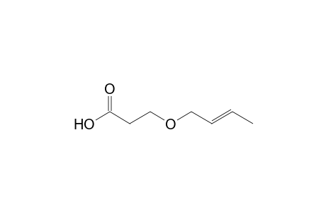 3-[(E)-but-2-enoxy]propanoic acid