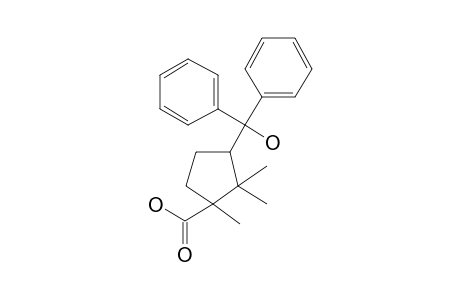 3-(alpha-Hydroxybenzhydryl)-1,2,2-trimethyl-1-cyclopentanecarboxylic acid