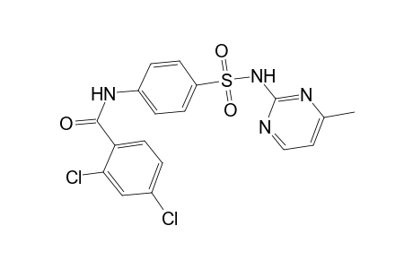 2,4-dichloro-N-(4-{[(4-methyl-2-pyrimidinyl)amino]sulfonyl}phenyl)benzamide