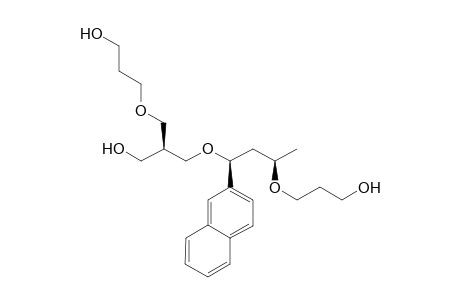 3-(1S,2S,3R)-{3'-(3"-Hydroxypropyloxy)-2-[(3"-hydroxypropyloxy)methyl]-1'-(naphth-2"-yl)butyloxy}propan-1-ol