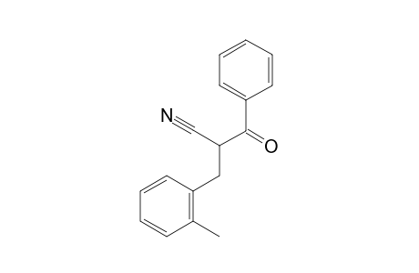 2-(2-methylphenylmethyl)-3-oxo-3-phenylpropanenitrile