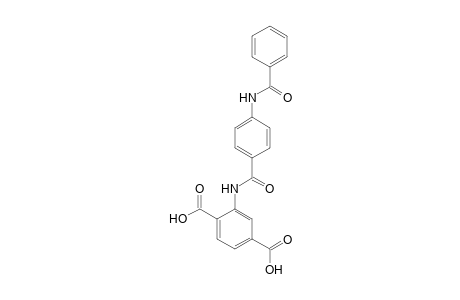2-([4-(Benzoylamino)benzoyl]amino)terephthalic acid