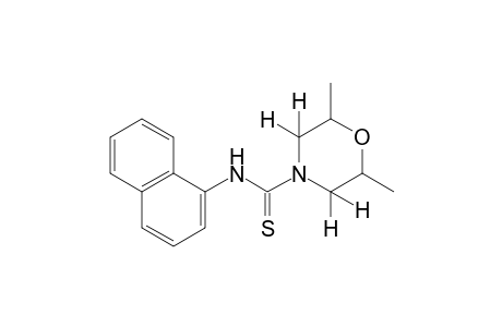 2,6-dimethyl-N-(1-naphthyl)thio-4-morpholinecarboxamide