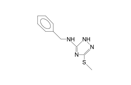 5-Benzylamino-3-methylthio-1,2,4-triazole