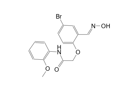 2-{4-bromo-2-[(E)-(hydroxyimino)methyl]phenoxy}-N-(2-methoxyphenyl)acetamide