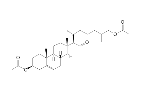 5-Cholesten-3.beta.,26-diol-16-one diacetate