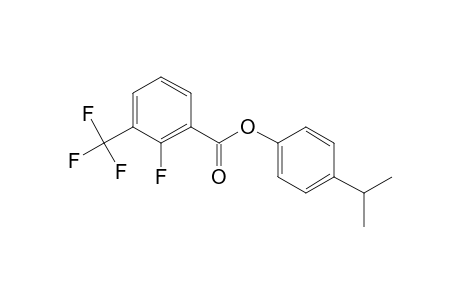 2-Fluoro-3-trifluoromethylbenzoic acid, 4-isopropylphenyl ester