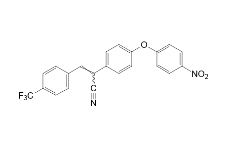 2-[p-(p-NITROPHENOXY)PHENYL]-3-(alpha,alpha,alpha-TRIFLUORO-p-TOLYL)ACRYLONITRILE