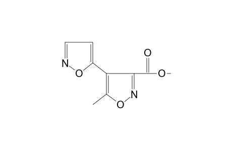 4-(5-isoxazolyl)-5-methyl-3-isoxazolecarboxylic acid, methyl ester