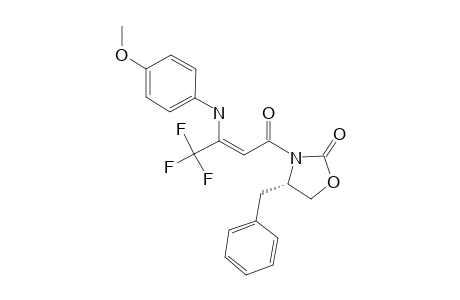 (+)-(Z)-[(4S)-4-BENZYL-2-OXO-1,3-OXAZOLAN-3-ILO]-4,4,4-TRIFLUORO-3-(4-METHOXYANILINO)-2-BUTEN-1-ONA