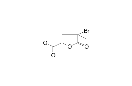 4-Bromo-4-methyl-5-oxo-tetrahydro-furan-2-carboxylic acid