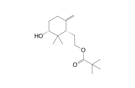 2,2-Dimethylpropanoic acid 2-[(1S,3R)-3-hydroxy-2,2-dimethyl-6-methylenecyclohexyl]ethyl ester