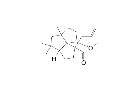 2.alpha.-Allyl-2.beta.-formyl-11.alpha.-methoxy-6,6,8.beta.-trimethyl-5.alpha.-tricyclo(6.3.0.0(1,5))undecane