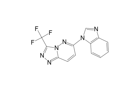 6-(1H-benzimidazol-1-yl)-3-(trifluoromethyl)[1,2,4]triazolo[4,3-b]pyridazine