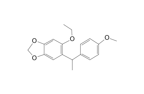 1,3-Benzodioxole, 5-ethoxy-6-(1-(4-methoxyphenyl)ethyl)-