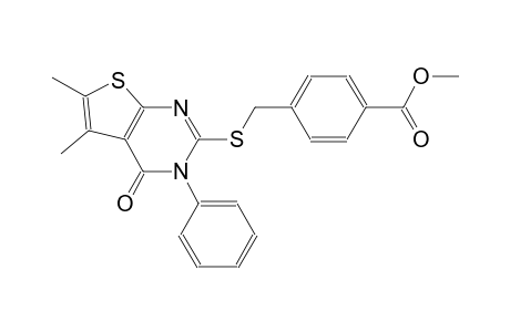 benzoic acid, 4-[[(3,4-dihydro-5,6-dimethyl-4-oxo-3-phenylthieno[2,3-d]pyrimidin-2-yl)thio]methyl]-, methyl ester