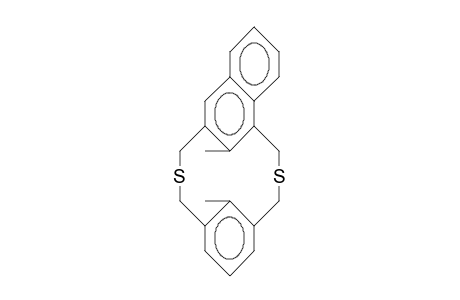 anti-11,20-Dimethyl-2,13-dithia-(3)metacyclo(3)(1,3)-naphthalenophane