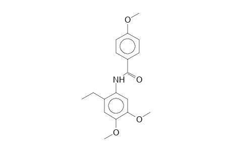 Benzamide, 4-methoxy-N-(2'-ethyl-4',5'-dimethoxypropyl)-