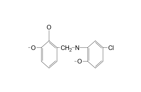 alpha-(5-CHLORO-o-ANISIDINO)-6-METHOXY-o-CRESOL