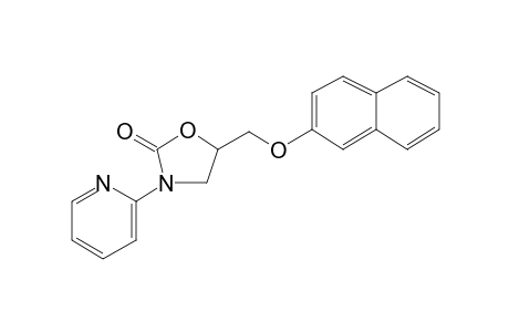 5-(2-Naphthyloxymethyl)-3-(2-pyridyl)-2-oxazolidone