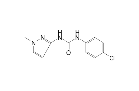 1-(p-chlorophenyl)-3-(1-methylpyrazol-3-yl)urea