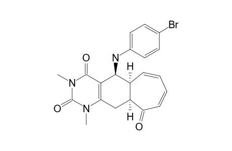 5-(4-BROMOANILINO)-1,3-DIMETHYL-2,3,4,R-5,C-5A,10,C-10A,11-OCTAHYDRO-1H-CYCLOHEPTO-[G]-QUINAZOLINE-2,4,10-TRIONE