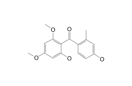 Benzophenone, 2,4'-dihydroxy-4,6-dimethoxy-2'-methyl-