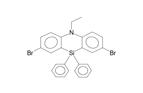 2,8-DIBROMO-5-ETHYL-10,10-DIPHENYLPHENAZASILINE