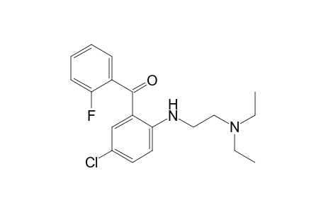 (5-Chloro-2-([2-(diethylamino)ethyl]amino)phenyl)(2-fluorophenyl)methanone