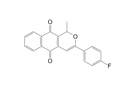 3-(4-fluorophenyl)-1-methyl-1H-benzo[g]isochromene-5,10-dione