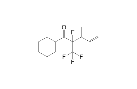 1-Cyclohexyl-2-fluoro-3-methyl-2-(trifluoromethyl)pent-4-en-1-one
